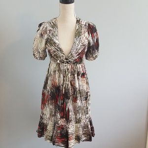 Anthropologie Hazel Mini V-neck Dress